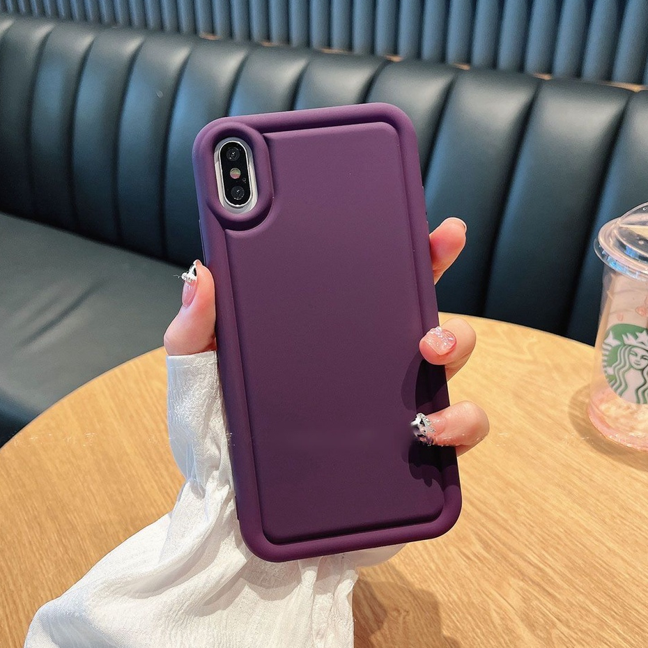 Airbag Shockproof Case Untuk iPhone 7Plus 8Plus 7 8 XS MAX X XR XS Casing Ponsel Silikon Lembut Full Cover