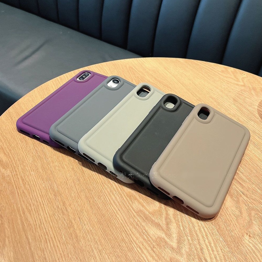 Casing Ponsel Lembut Mewah Untuk iPhone X XR Xs Max7 8 7Plus 8Plus Case Full Cover Airbag Shockproof Case Casing