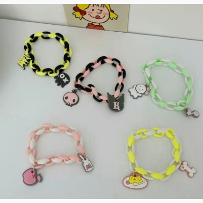 【Bayar di tempat】Gelang Couple Persahabatan Lucu Dengan Aksen Hewan Fashion Korean Import