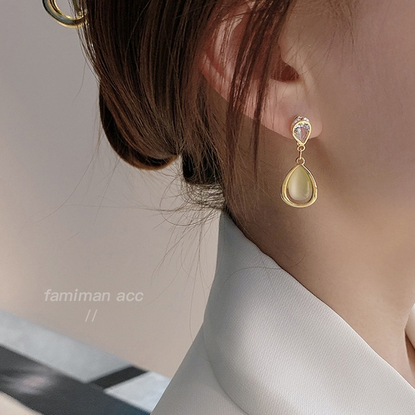 Anting Musim Panas Korea2023An Anting Mutiara Mahasiswa Baru Anting Bunga Fashion