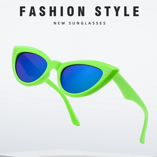 Mata Kucing Padi Kuku Kacamata Hitam Mempesona Lensa Mercury Model Kacamata Perempuan Fashion Pesta Sunglasses Pria