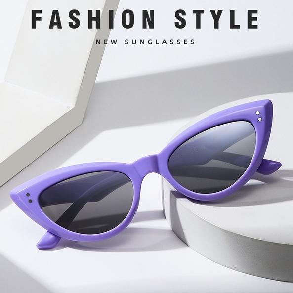 Mata Kucing Padi Kuku Kacamata Hitam Mempesona Lensa Mercury Model Kacamata Perempuan Fashion Pesta Sunglasses Pria