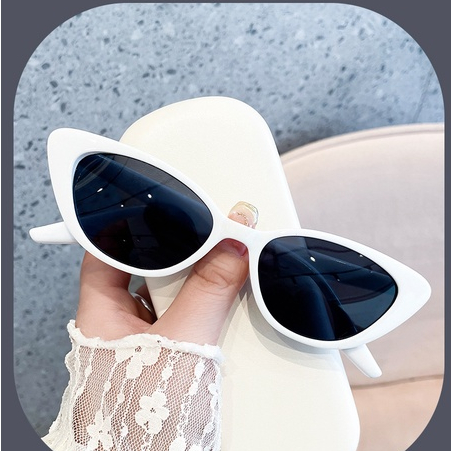 Kacamata Hitam Mata Kucing Untuk Wanita Ulzzang Square Trend Sunglasses Eye Cat Shades Sunglass