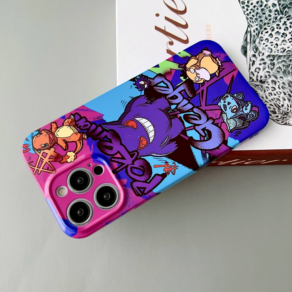 Graffiti sprite PC lens protection with dust screen enclosure IPHONE 14 Pro Max 13 Pro Max 12 Pro Max 11 Promax case