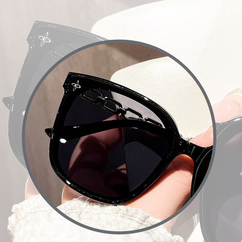 Kacamata Hitam Square Oversized Pria Wanita Unisex Vintage Big Square Sunglass Anti UV400 Eyewear