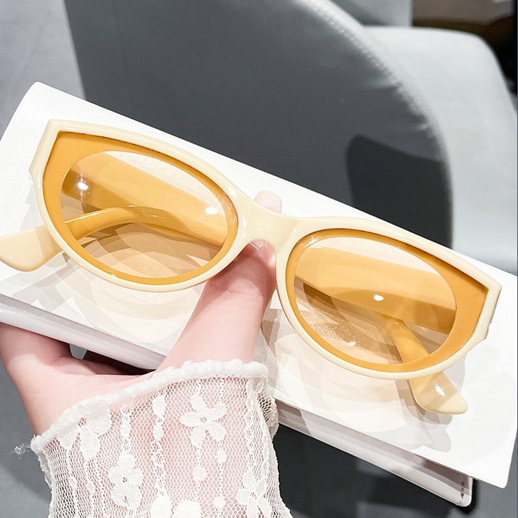 Kacamata Hitam Wanita Retro Persegi Merek Vintage Kacamata Matahari Oval Kecil Hijau Eyewear Untuk Wanita