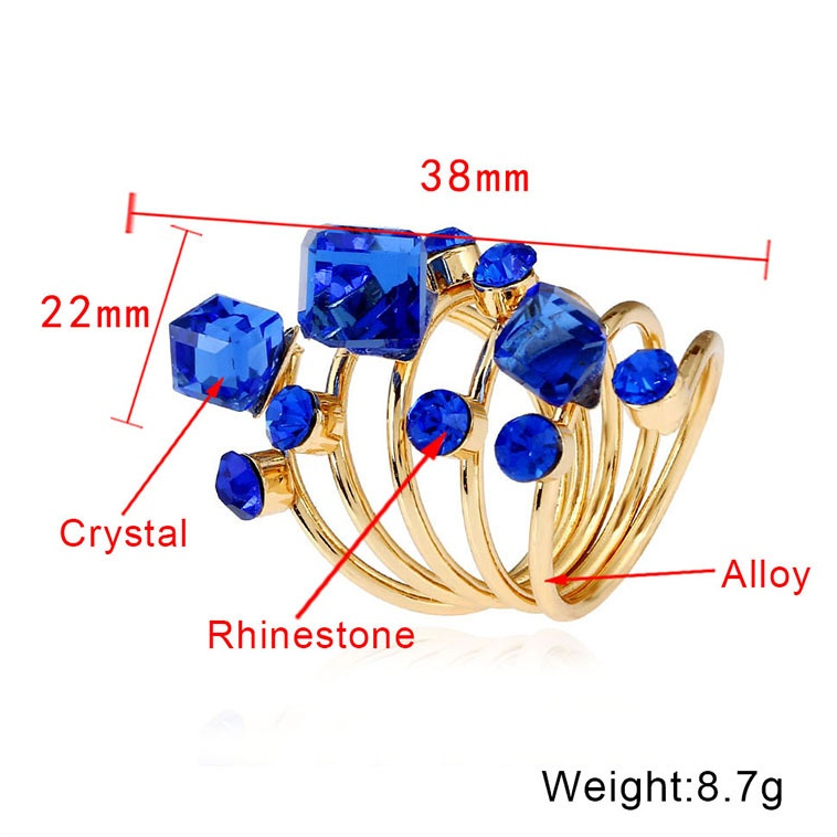 Musim Semi Warna-Warni Syal Sutra Gesper Cincin Jilbab Cincin Selendang Gesper Alloy Logam Syal Ring Bentuk Geometris