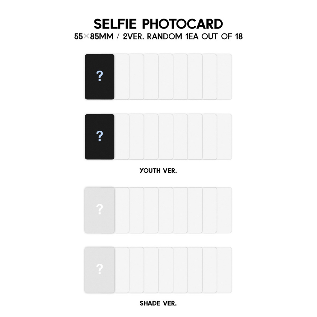 (POB) ZEROBASEONE- The 1st Mini Album YOUTH IN THE SHADE