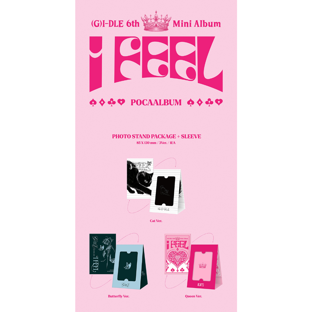 (pocaalbum Ver. ) (G)I-DLE 6th Mini Album [I FEEL]