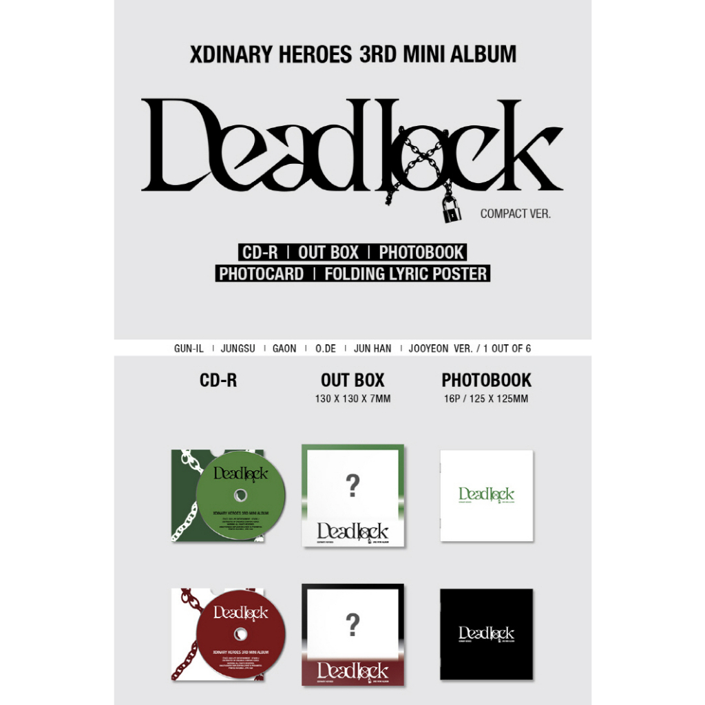 (COMPACT Ver. ) Xdinary Heroes 3rd Mini Album [DEADLOCK]