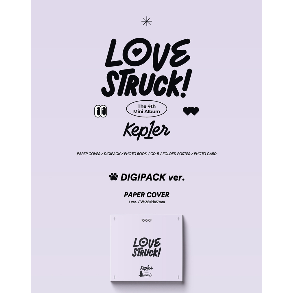 kep1er  4th Mini Album LOVESTRUCK! (digipack Ver.)