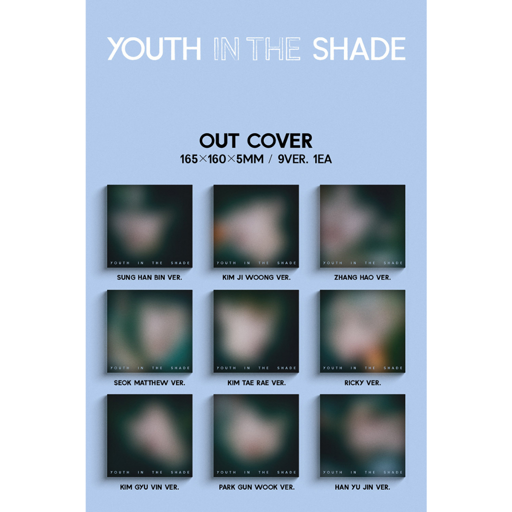 (Digipack Ver.) ZEROBASEONE- The 1st Mini Album YOUTH IN THE SHADE