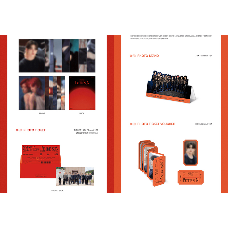 SEVENTEEN World Tour BE THE SUN- SEOUL (Digital Code / DVD / Tour Diary)