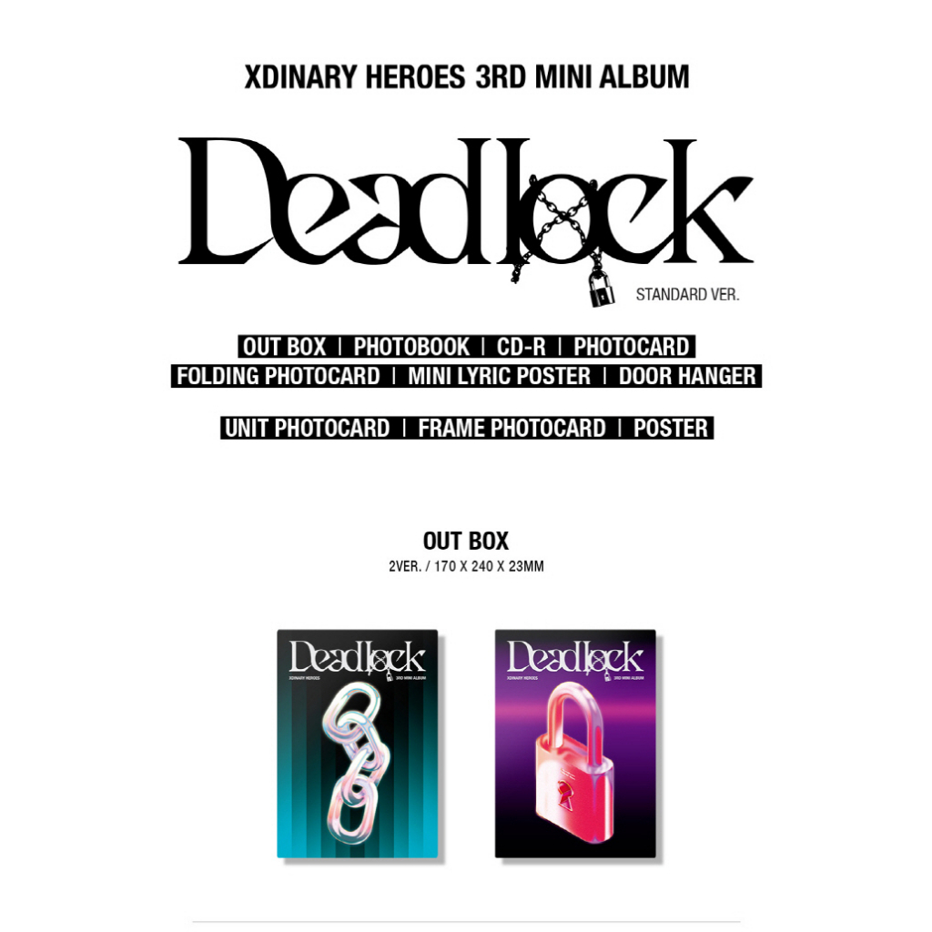 Xdinary Heroes 3rd Mini Album [DEADLOCK]