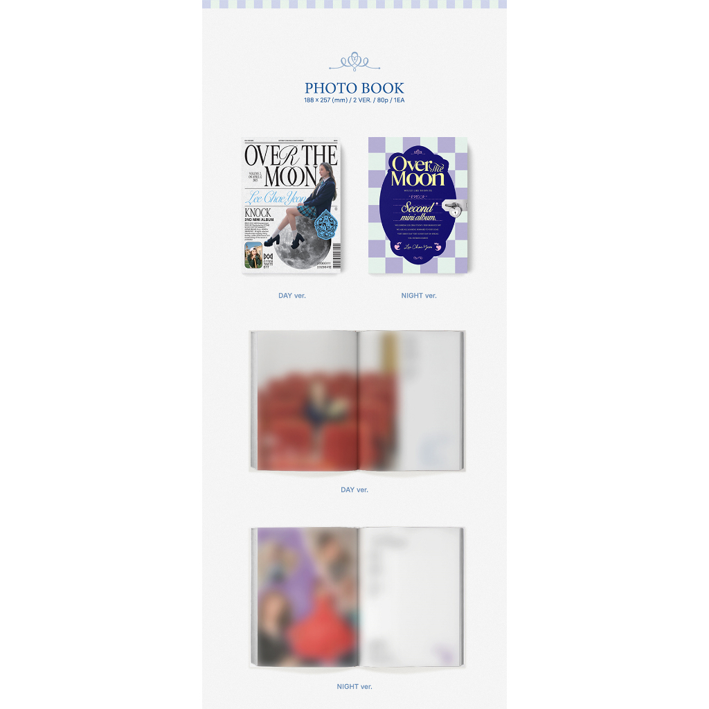 LEE CHAE YEON - 2nd Mini Album OVER THE MOON