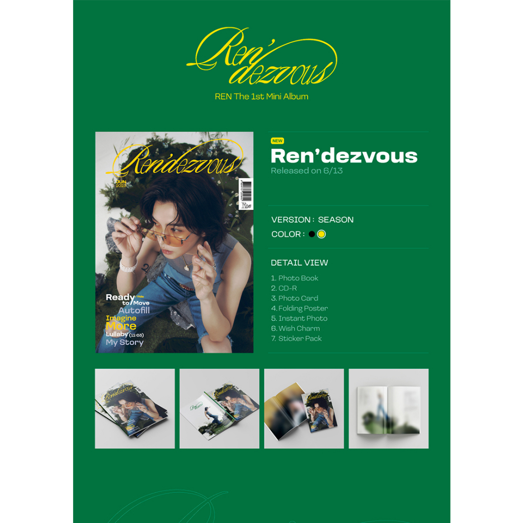 REN The 1st Mini Album Ren'dezvous