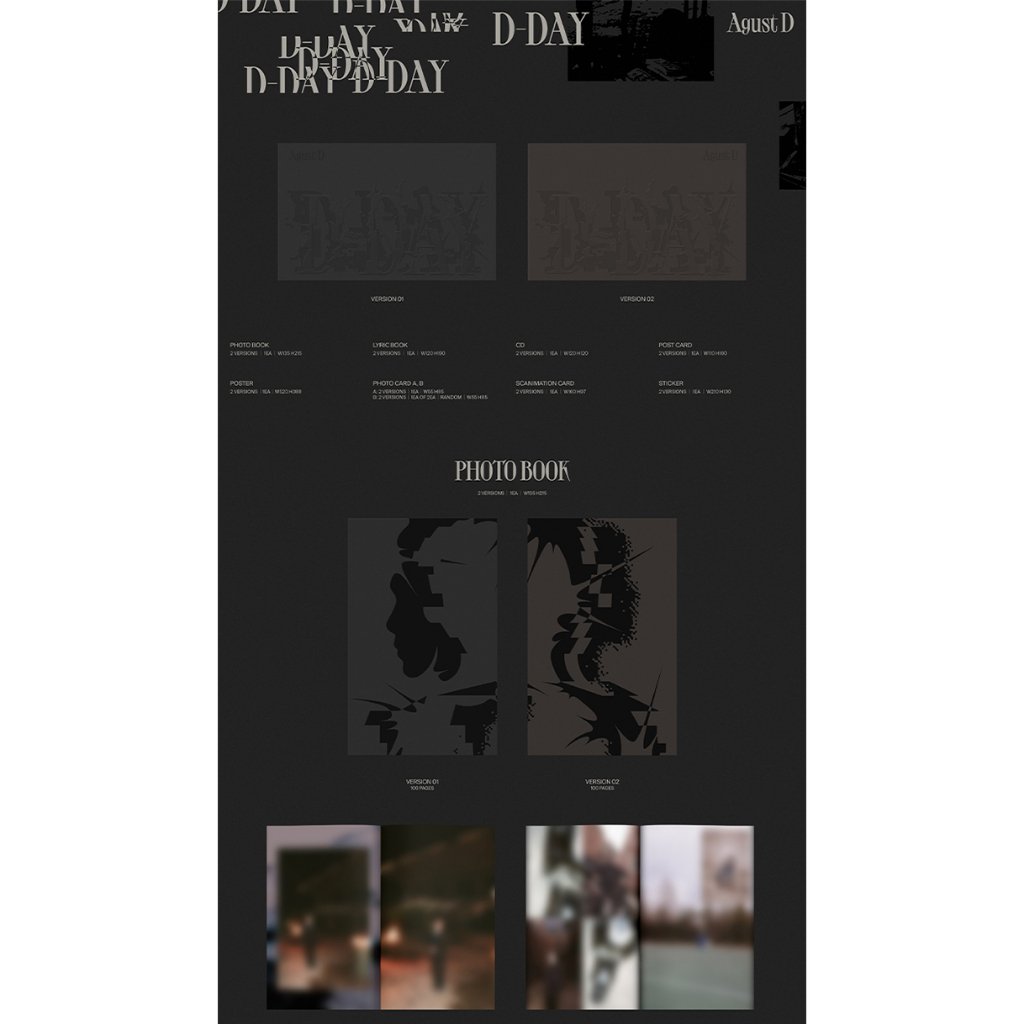 Agust D (BTS SUGA) SOLO ALBUM [D-DAY]