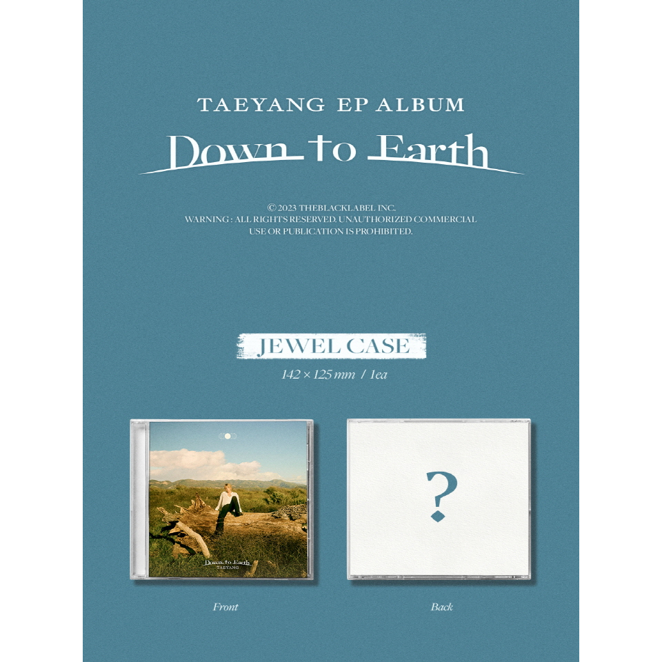 TAEYANG EP ALBUM [Down to Earth]