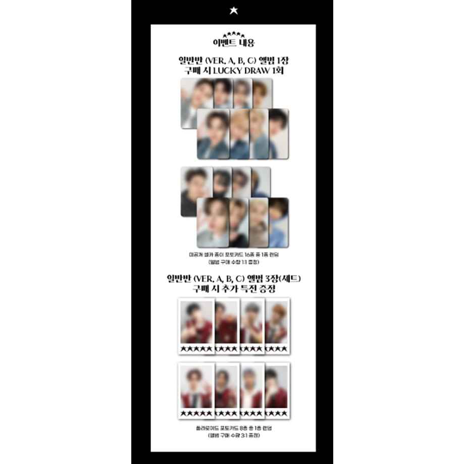 (SOUNDWAVE 2nd Lucky Draw)  Stray Kids THE 3RD ALBUM 5-STAR