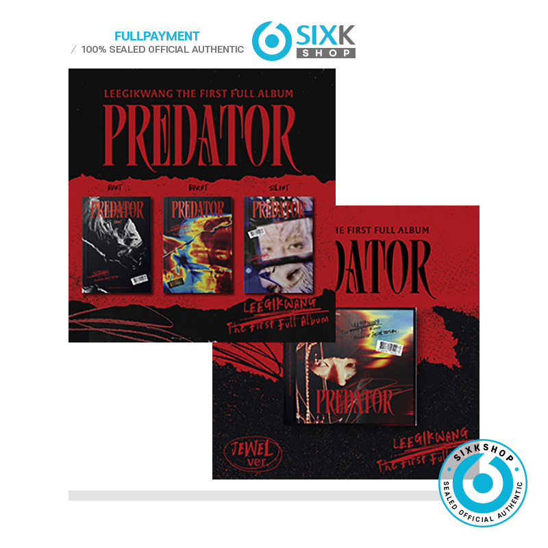 LEE GIKWANG - The First Full Album [PREDATOR] (standard Ver. / jewel Ver.)