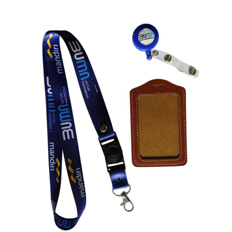 

(READY STOCK) Tali id card Mandiri BUMN bisa satuan