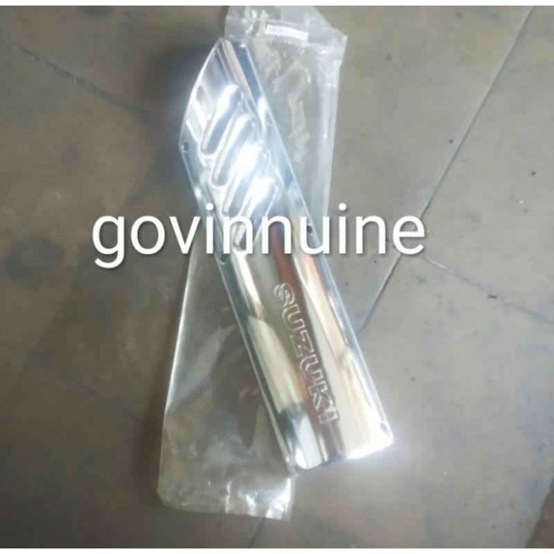 pelindung tameng knalpot suzuki shogun r 110 ori asli nos sgp