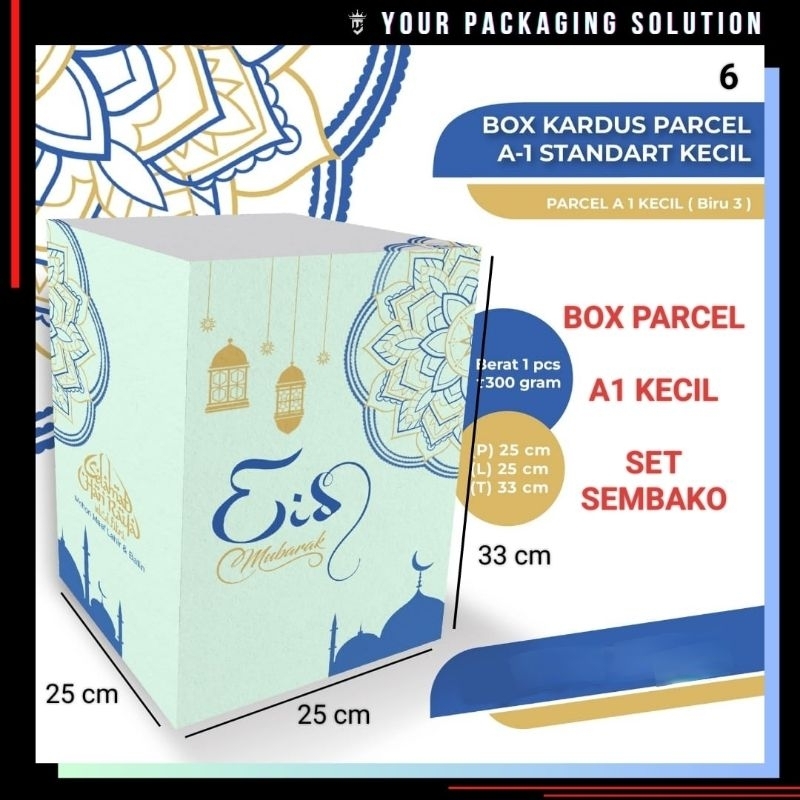 

BOX PARCEL A1 KECIL ~ 25x25x33cm Kardus || Lebaran || Idul Fitri || Sembako || Eid Mubarok.