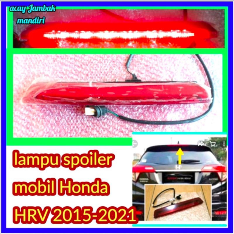 lampu spoiler mobil Honda HRV 2015-2021