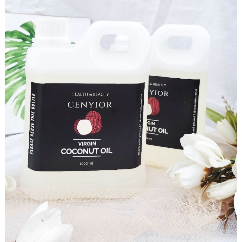 

Virgin Coconut Oil (VCO) Cenyior 1 liter - Minyak Kelapa Murni Grade A Premium quality