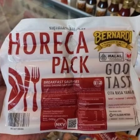 Horeca Pack Sosis Sapi dan Ayam Bernardi