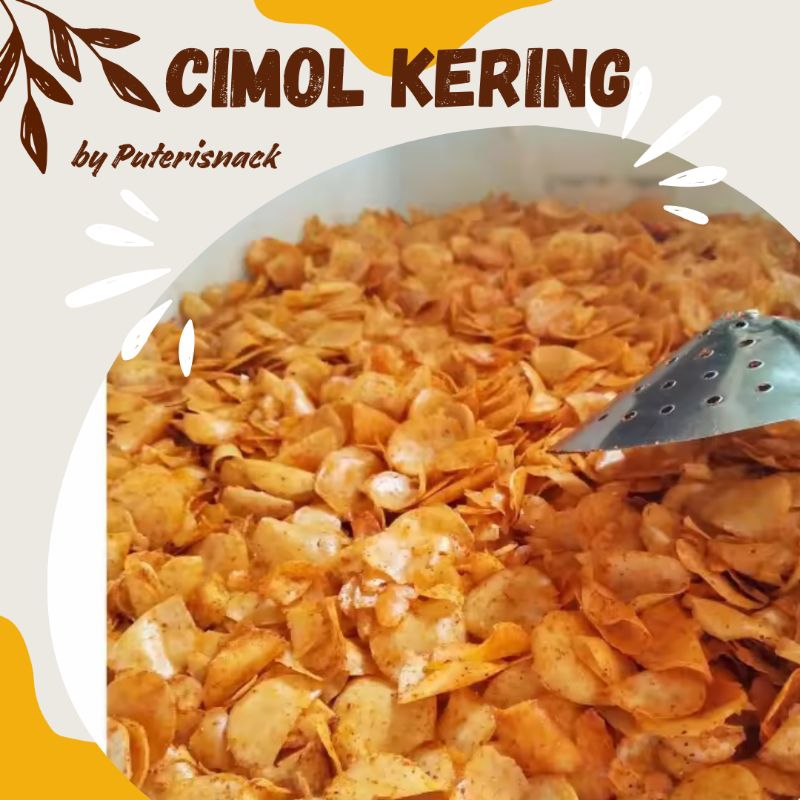 

Camilan Cimoring/Cimol Kering/Moring Pedas Enak Gurih Murah