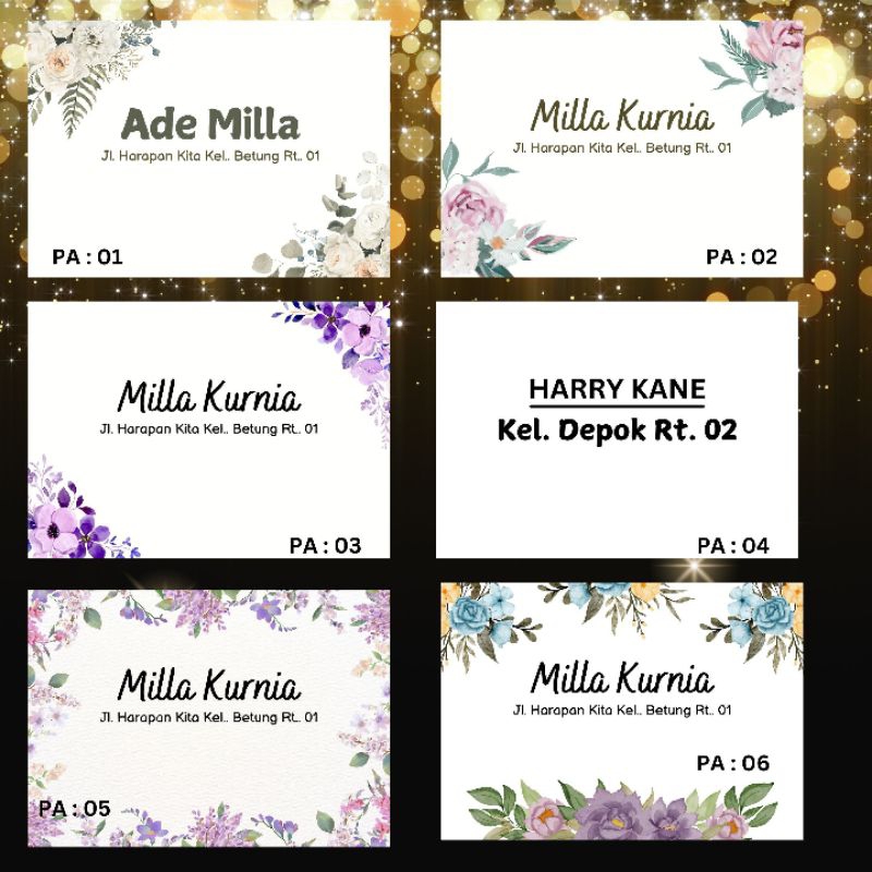 

Amplop kondangan custom nama