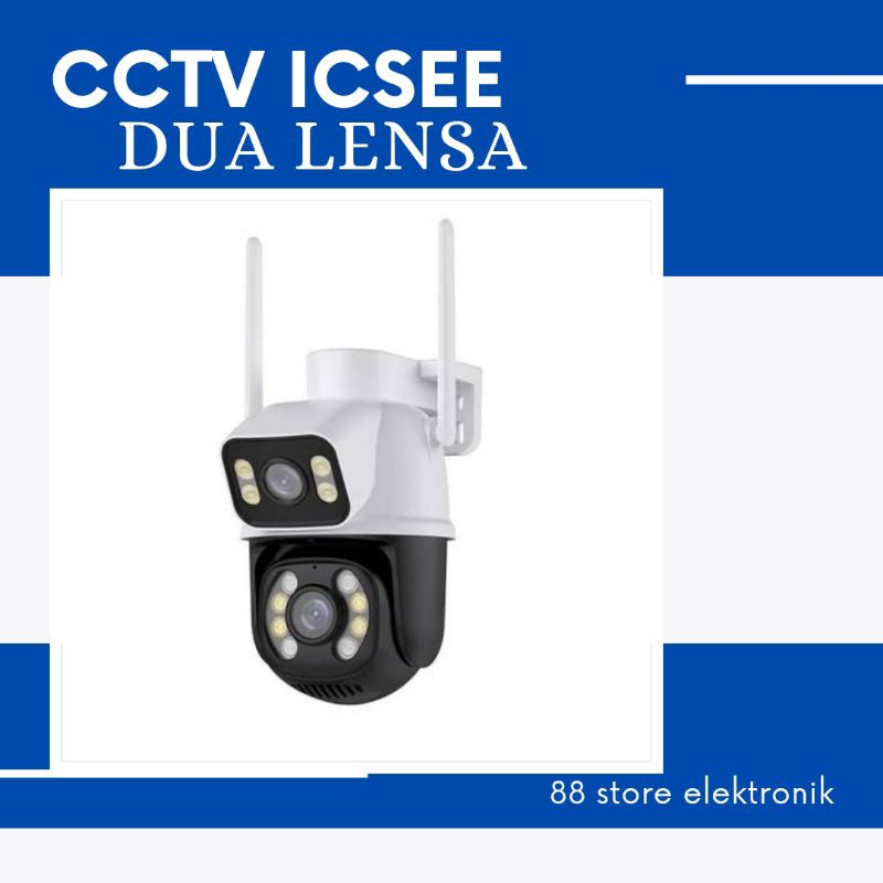 CCTV ICSEE DUA LENSA WATERPROOF