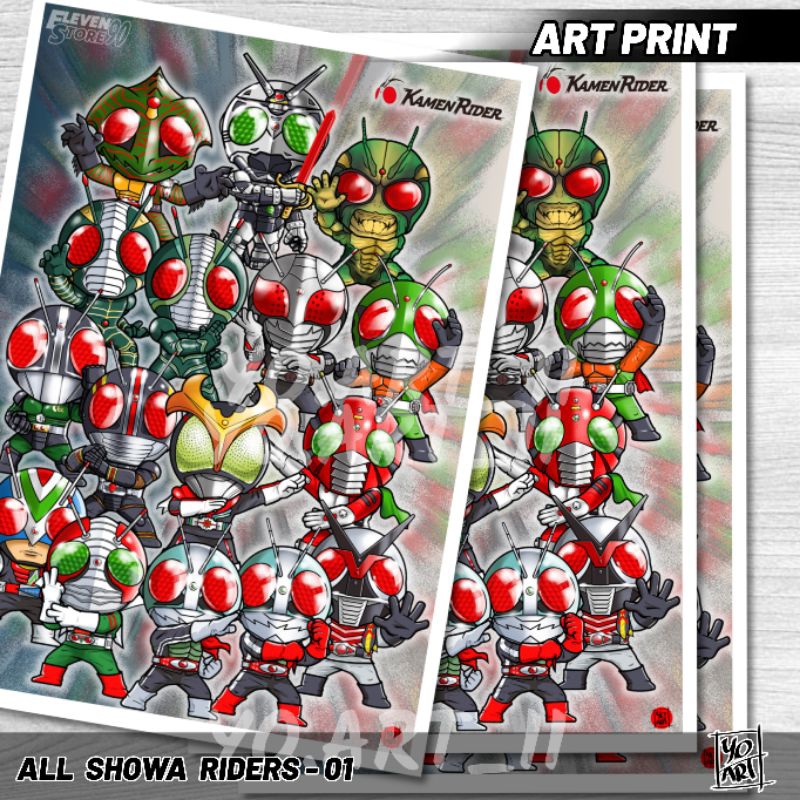 

Art print KAMEN RIDER