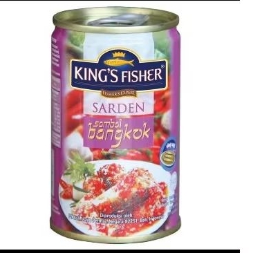 

King's Fisher Sarden Dalam Sambal Bangkok Kaleng 425g