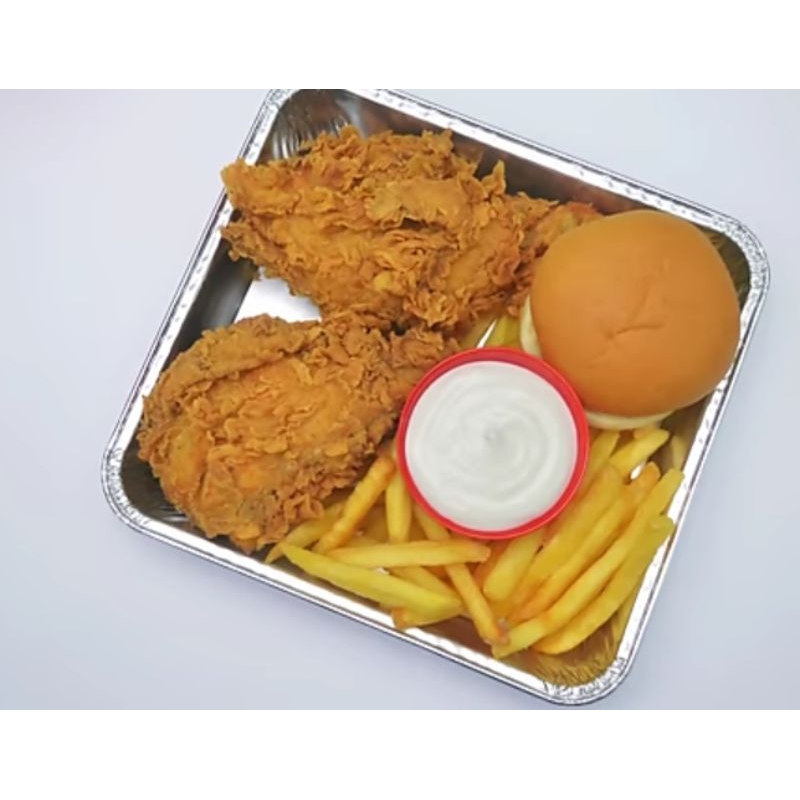 

Saudi Fried Chicken Ayam Goreng versi AL Baik Chicken Super Crispy Pedas Gurih