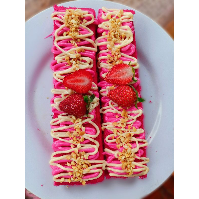 

Bolu kukus strawberry