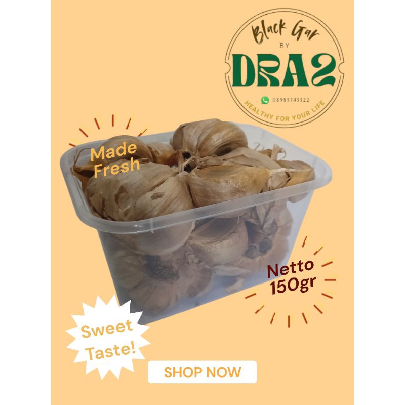 

BLACK GARLIC/BAWANG HITAM KATING BY DRA2 Netto 150gr