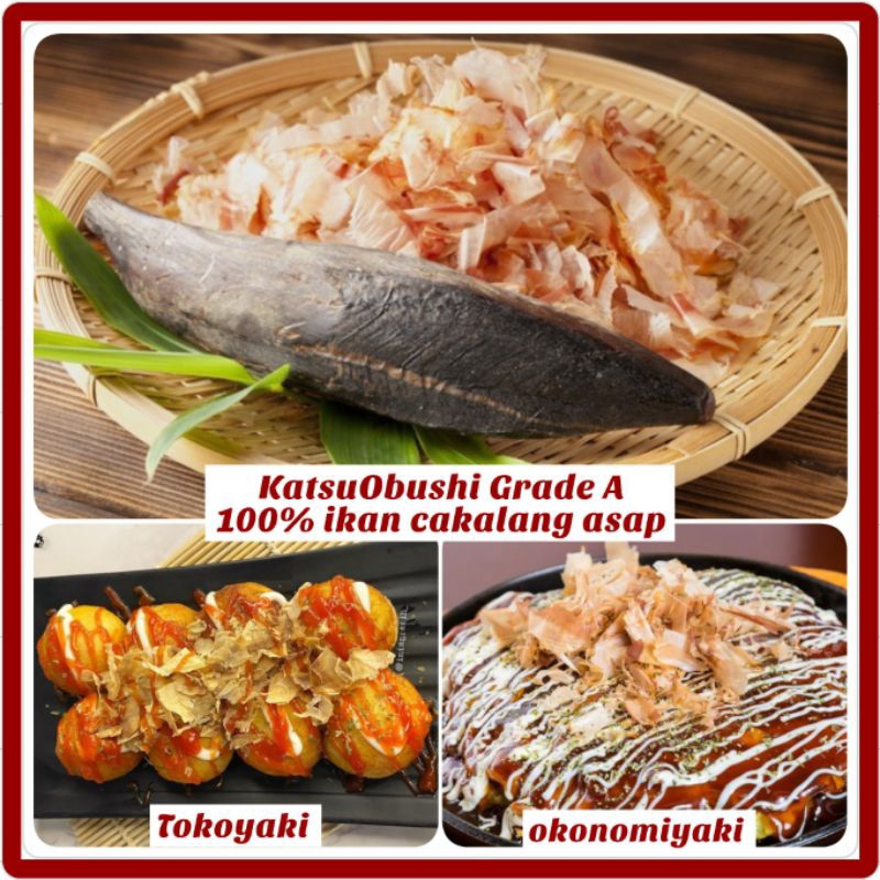 

Katsuobushi Grade A Kemasan 50-500 gram / 100% Daging ikan cakalang serut / bonito flakes grade A HALAL