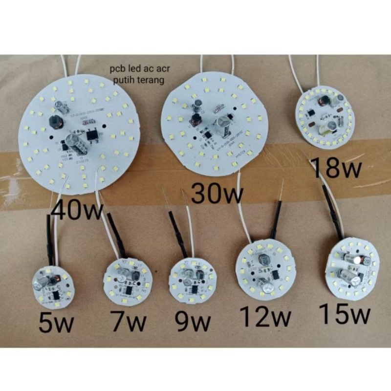 LAMPU LED PCB CAHAYA PUTIH /PCB LED MURAH