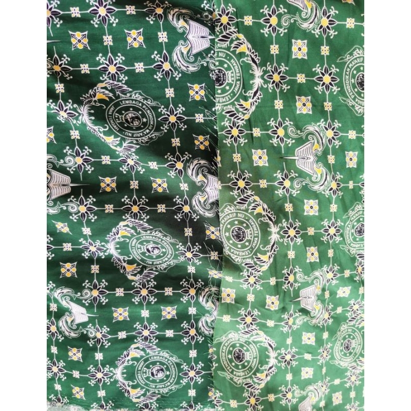 Kain Batik Lp Ma'arif Nu Jawa Tengah Bahan Sanwos/bsy Bahan Batik Ma'arif Nu Ada 2 Warna Gelap Dan C