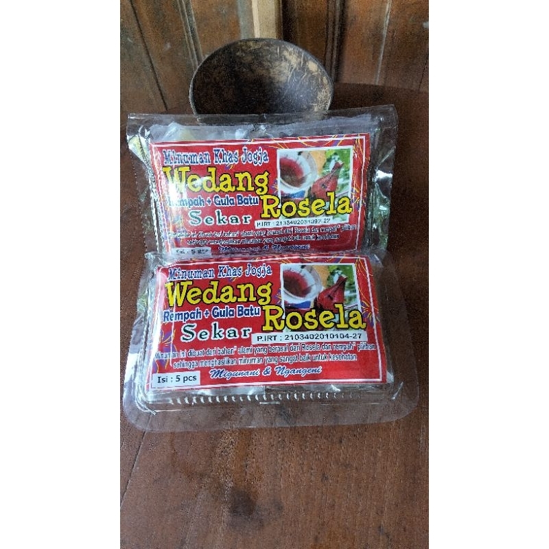 

WEDANG UWUH ROSELA. KEMASAN MIKA ISI 5 SACHET