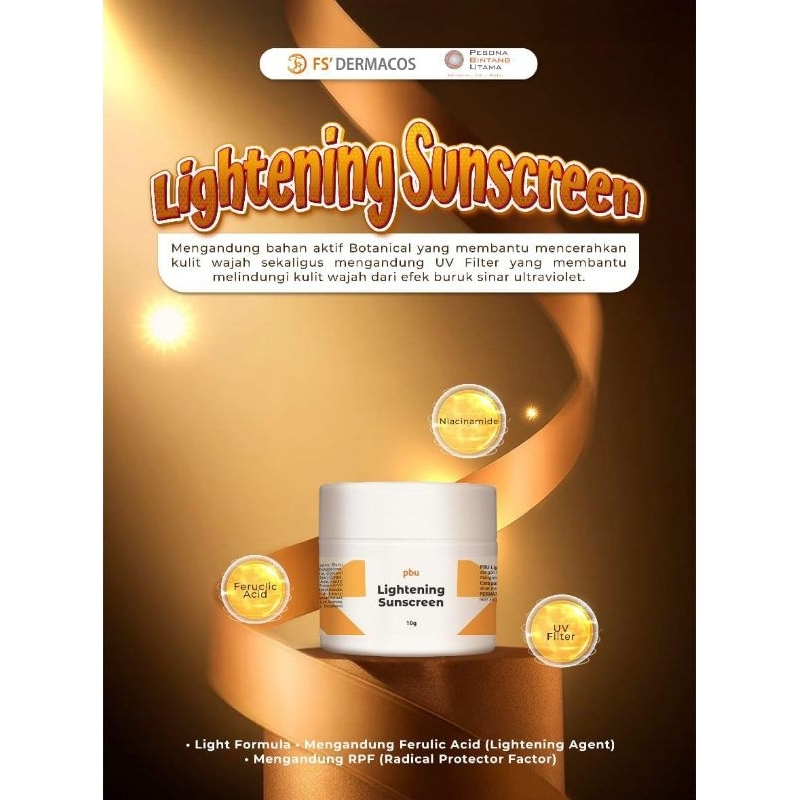 PBU LIGHTENING SUNSCREEN 10 GRAM