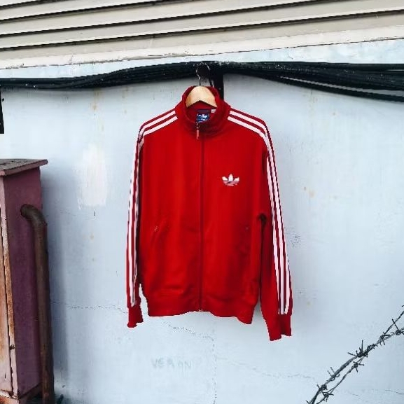 Tracktop Adidas Firebird Red White