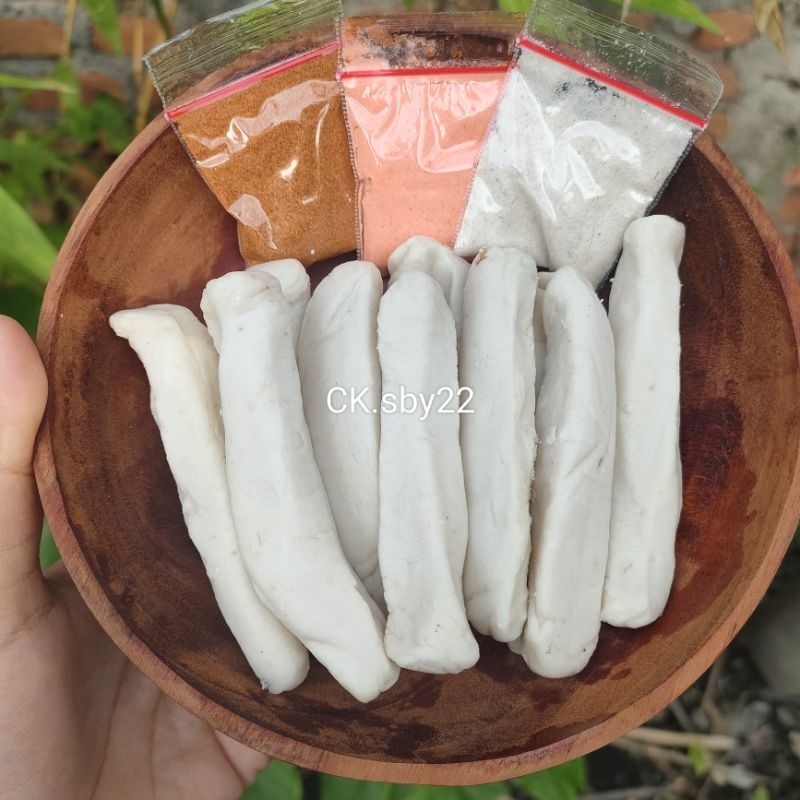 

OTAK-OTAK IKAN isi 10pcs + Bumbu 3rasa (Pedas , Asin , Manis)