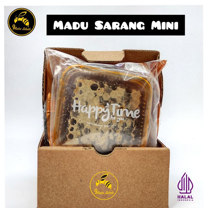 

Madu Sarang Mini |Comb Honey Mini |100% Murni