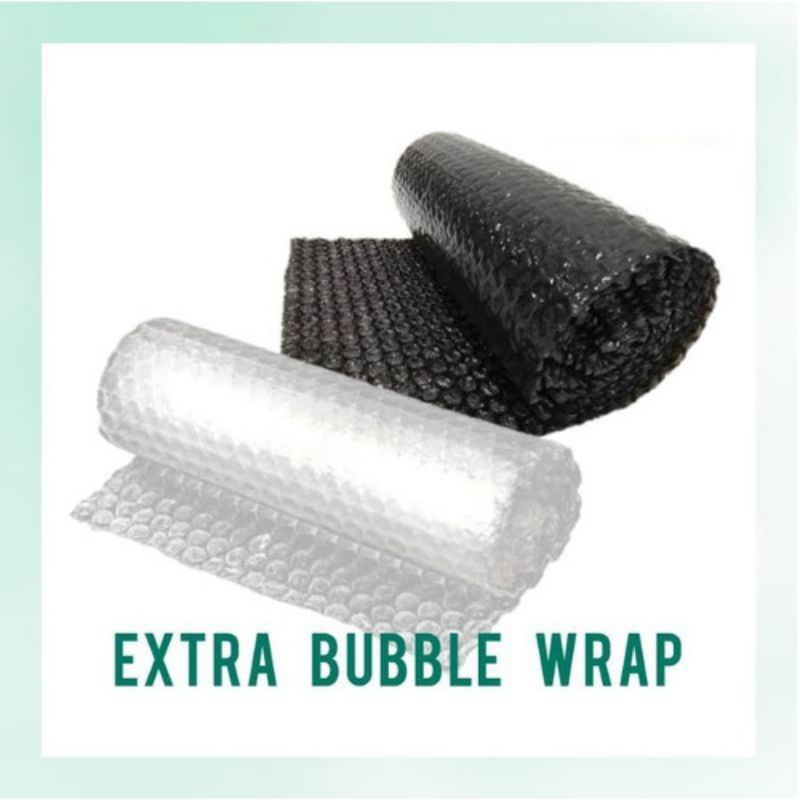 

ekstra bubble wrap untuk packing