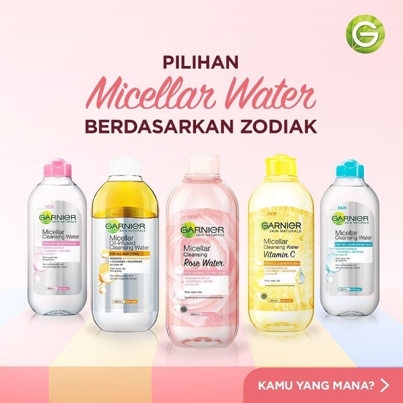 Pembersih wajah [GARNIER] Micellar Water