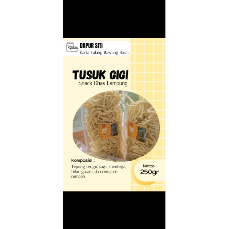 

Dapur siti Tusuk gigi