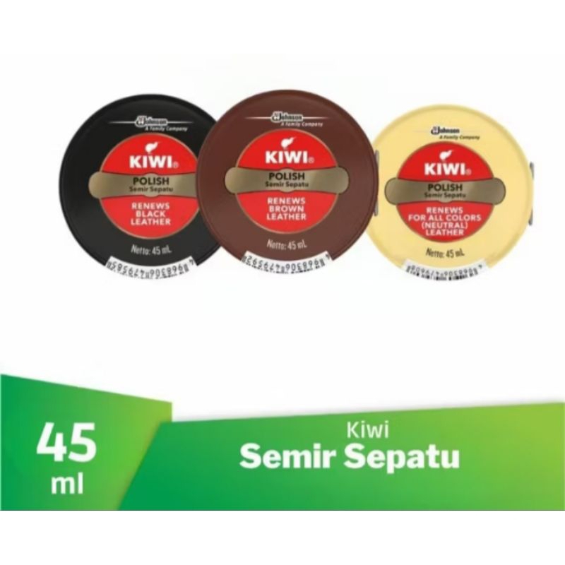 SEMIR SEPATU KIWI HITAM 45 gram